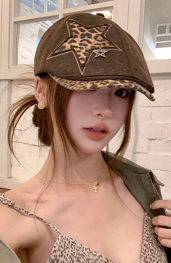 H15 Leopard Star Hat