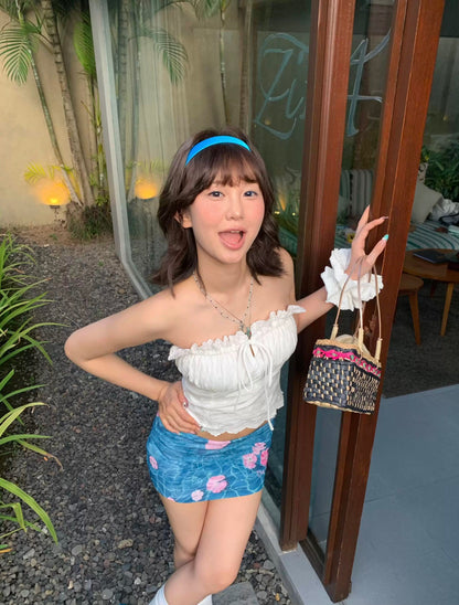 White Tube Top T007