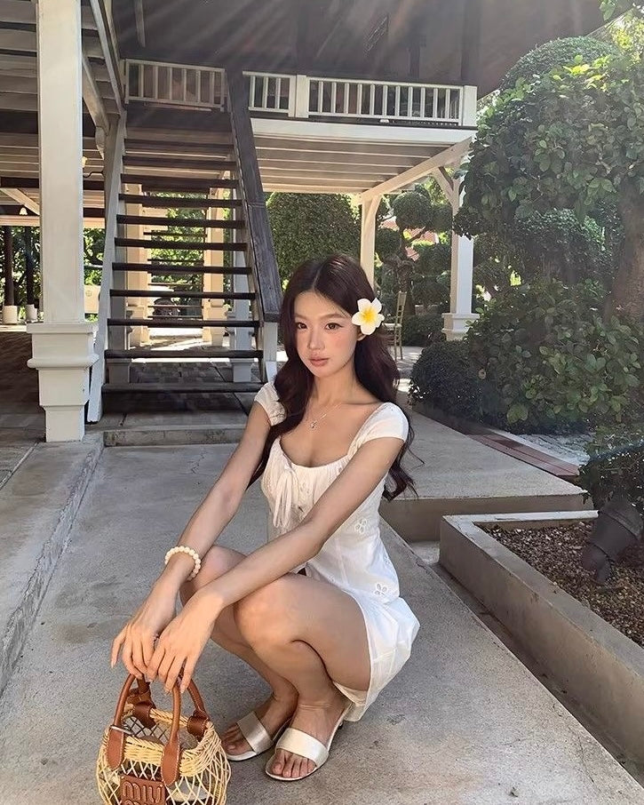 White Top + White Skort Two Piece Set