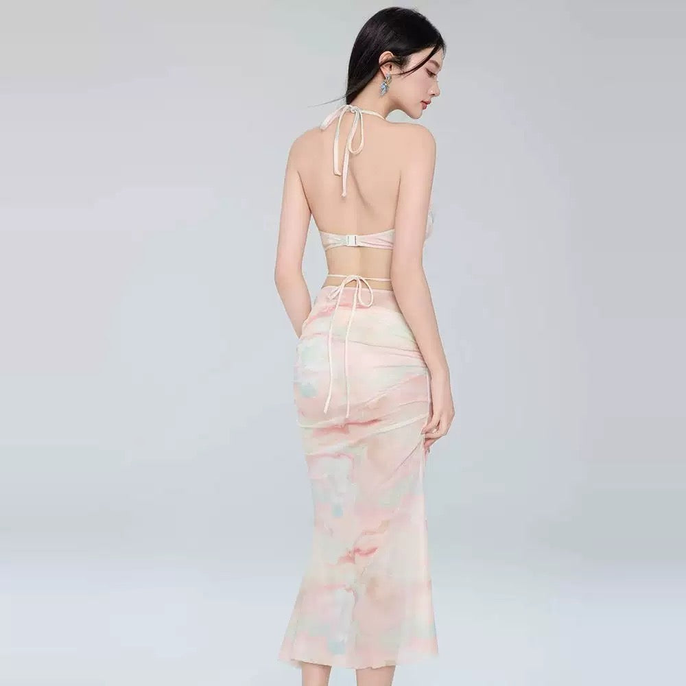 Ombre Bikini BK26 Three Piece Set (S)