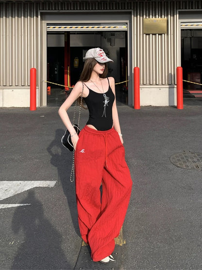 Red Long Pants SK31