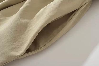 U Collar Strap Long Dress