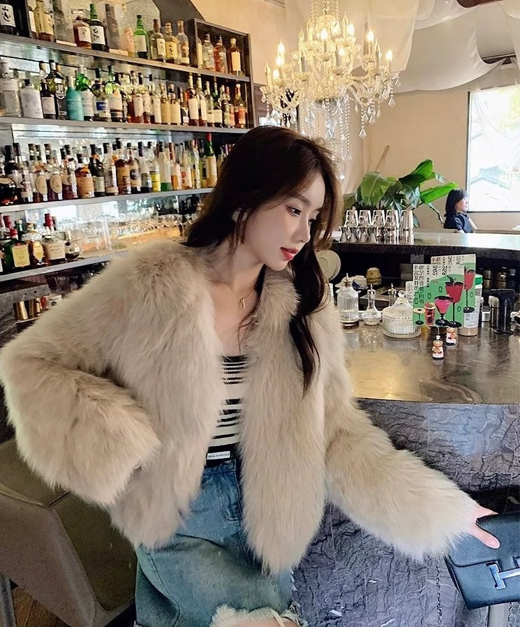 Alexandra Furry Cardigan(5 Colors)