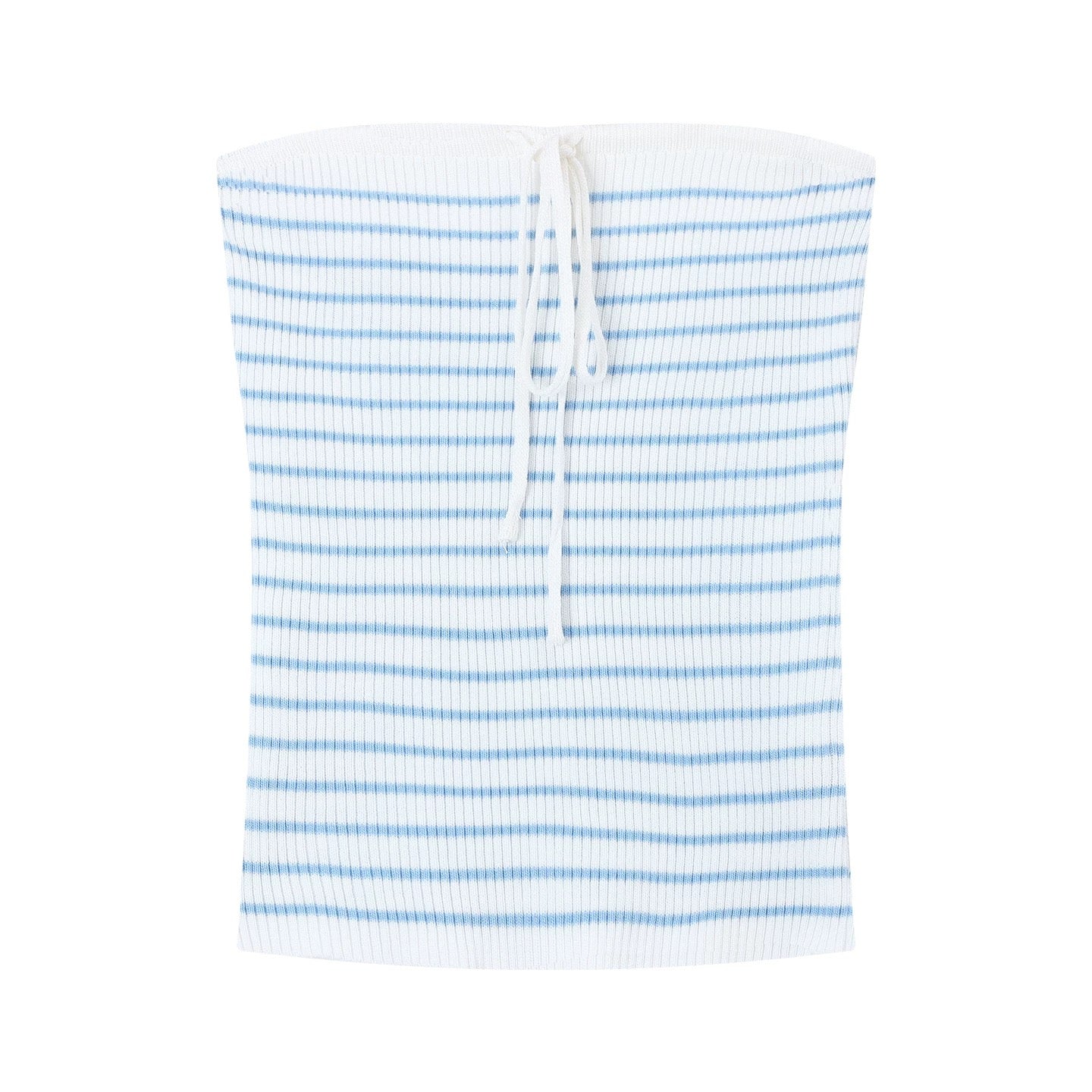 Blue Stripe Tube Top