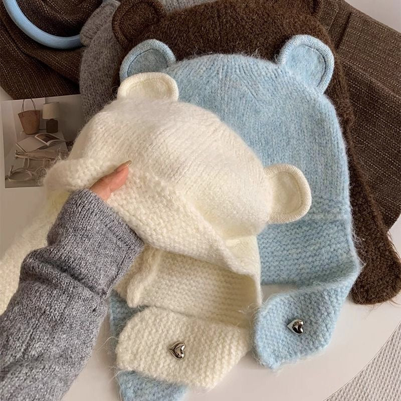 Knitted Teddy Hat
