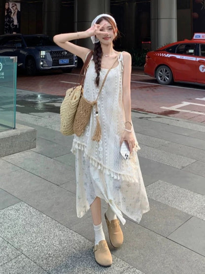 Casual Strap Long Dress