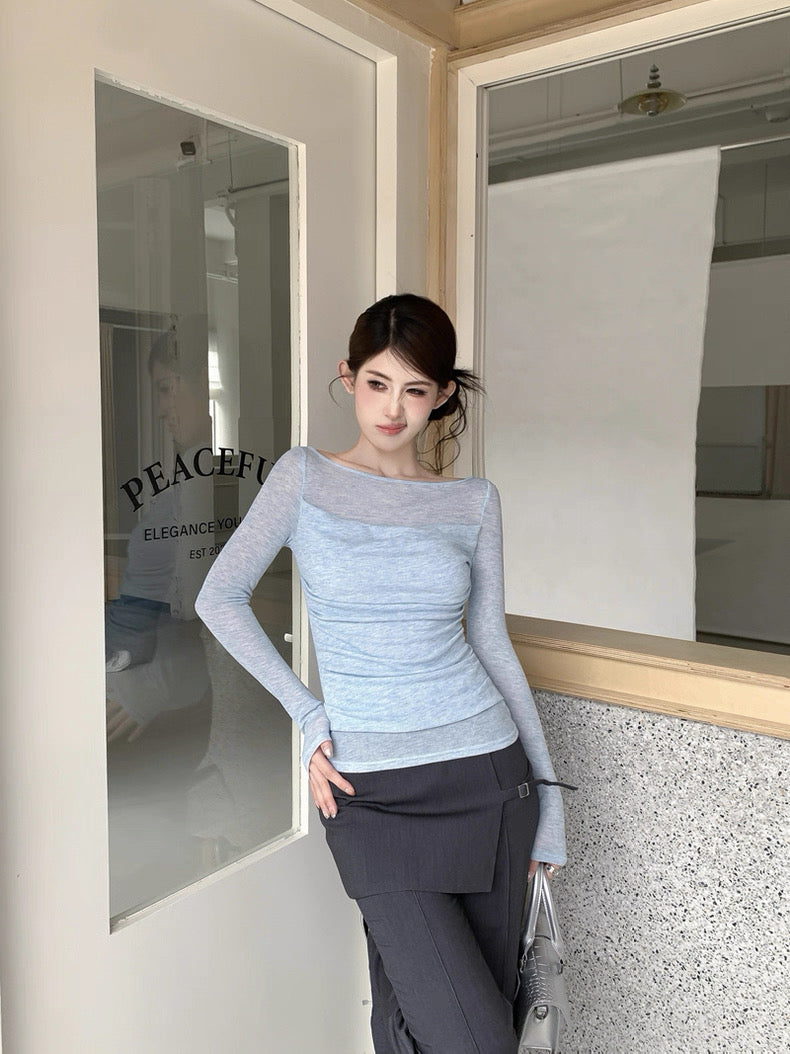 Thin Long Sleeve Top (S)