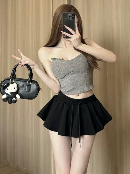 Middle Waist Mini Skirt SK19