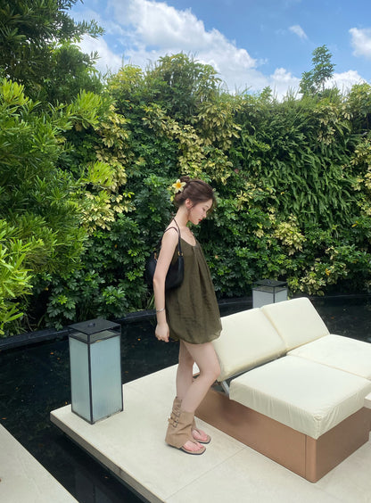 Chocolate Mesh Mini Dress/Top