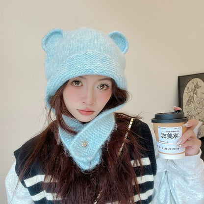 Knitted Teddy Hat