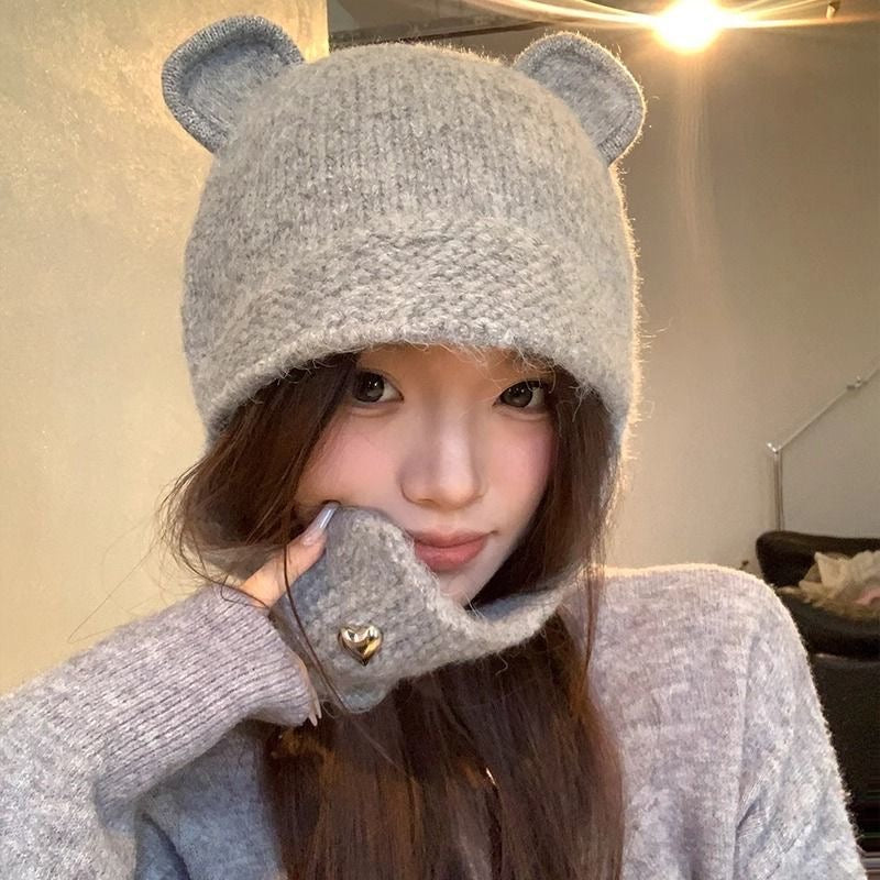 Knitted Teddy Hat