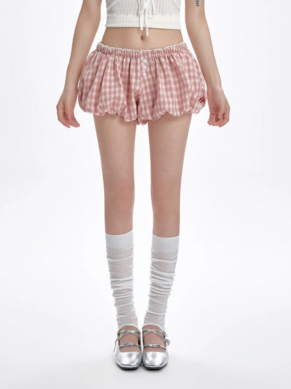 Ginham Lantern Short (Pink)