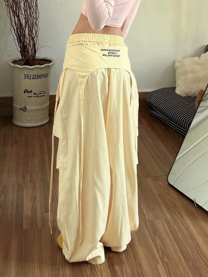Yellow Stripe Long Pants
