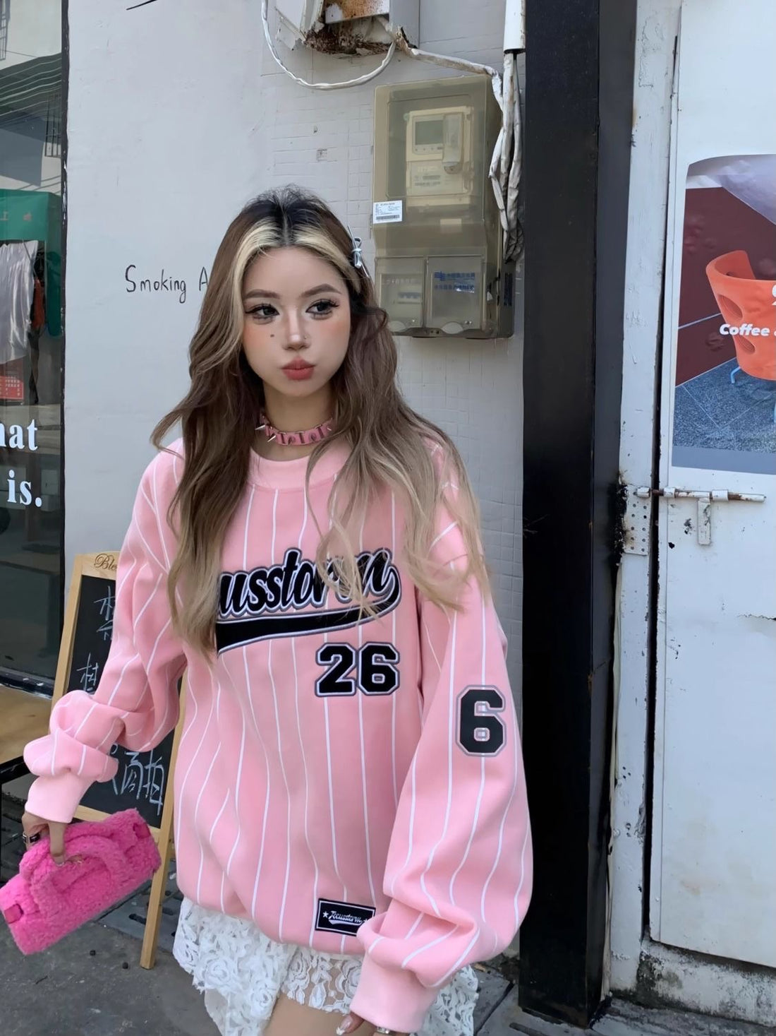 No.26 Stripe Sweater Long Sleeve Top