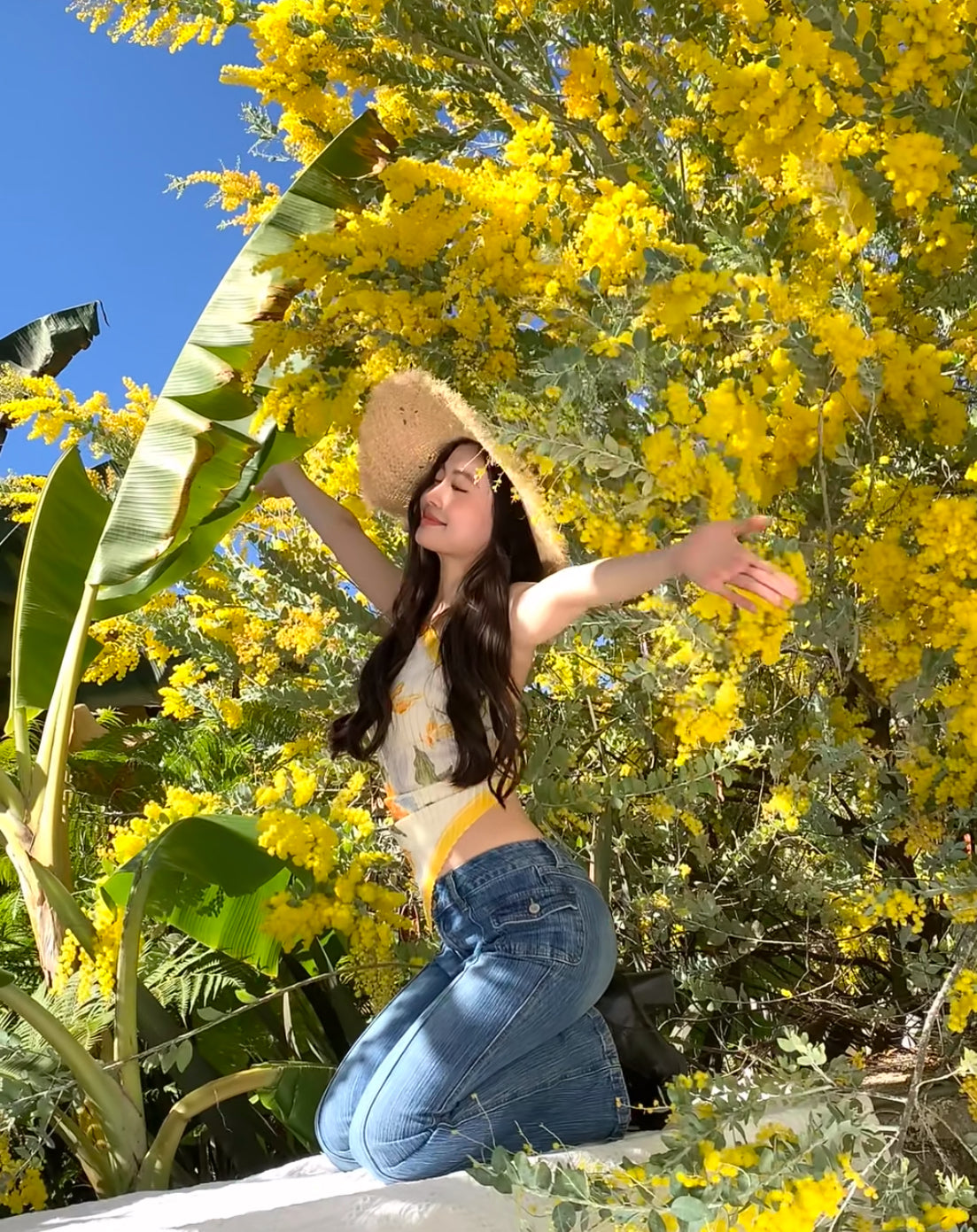 Bareback Yellow Top