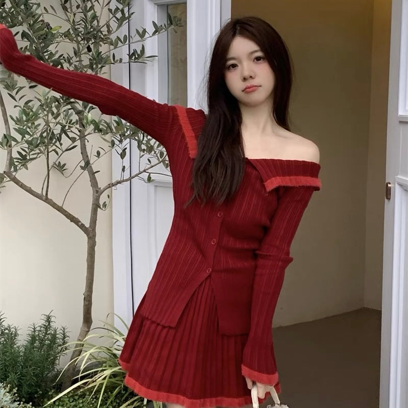 Mency Knitted Two Pieces Set