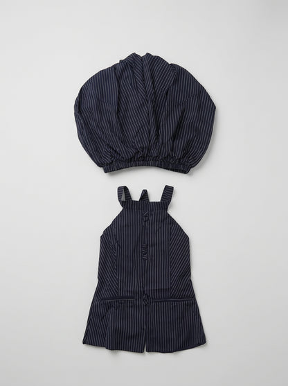Stripe Top + Shorts Two Piece Set