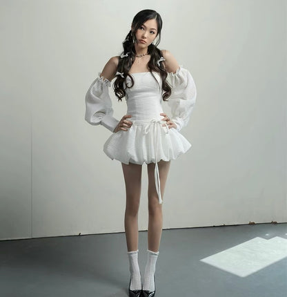 Tube Dress With Sleeve Set(预订优惠）