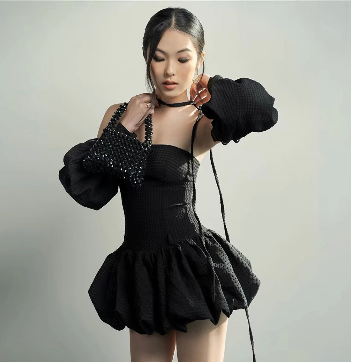Tube Dress With Sleeve Set(预订优惠）