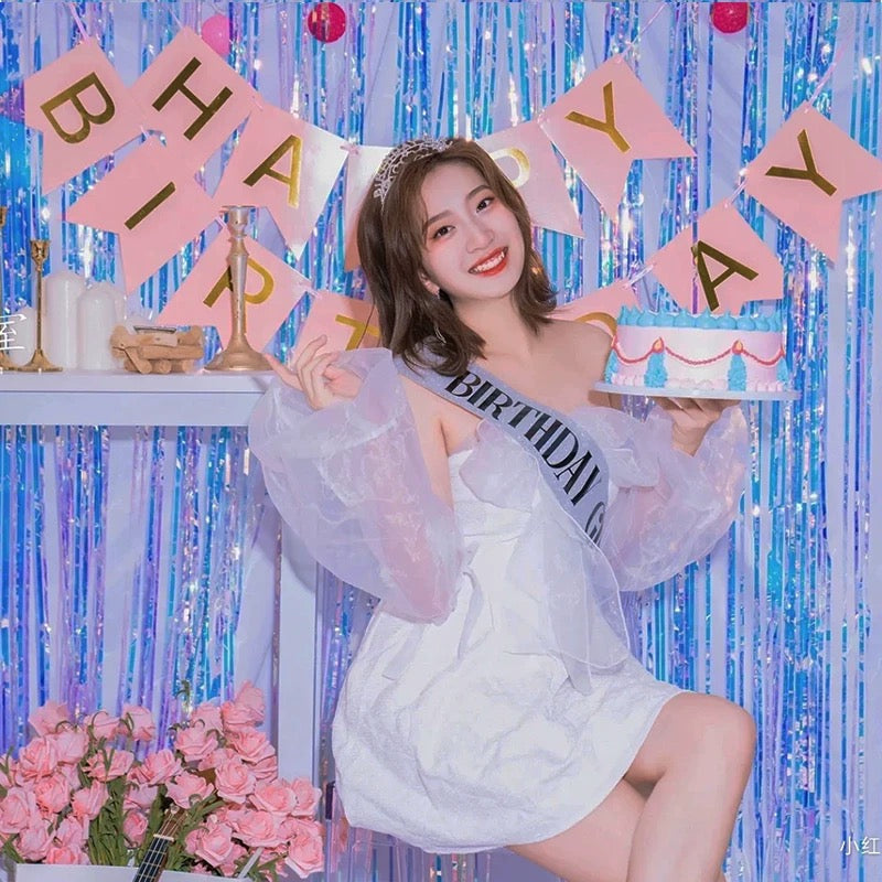 Happy Birthday Deco Word Card