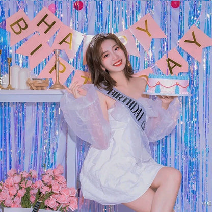 Happy Birthday Deco Word Card