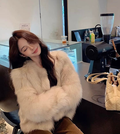 Alexandra Furry Cardigan(5 Colors)