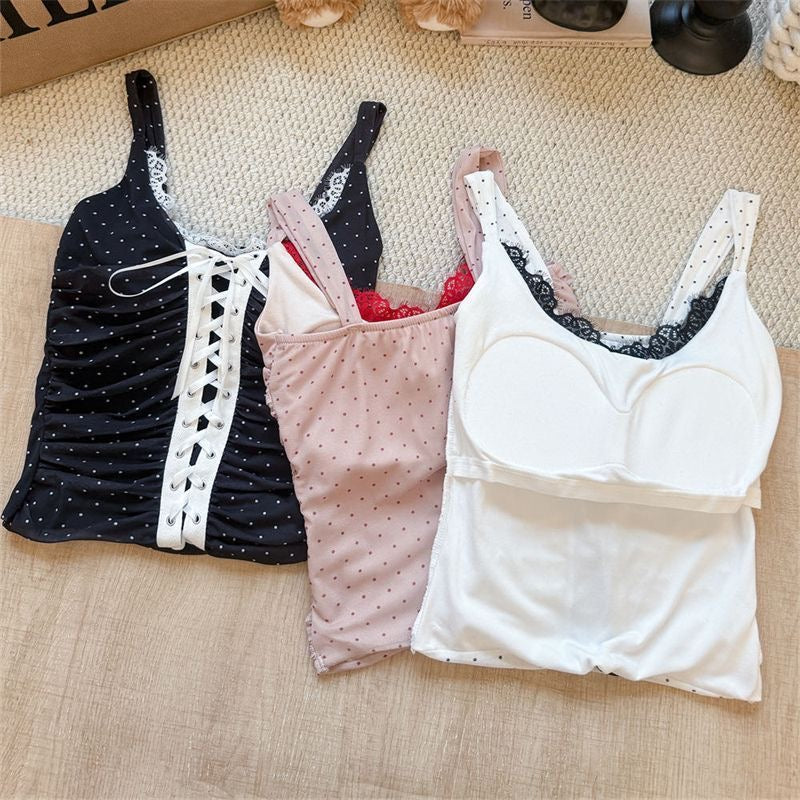 Lace Up Strap Top