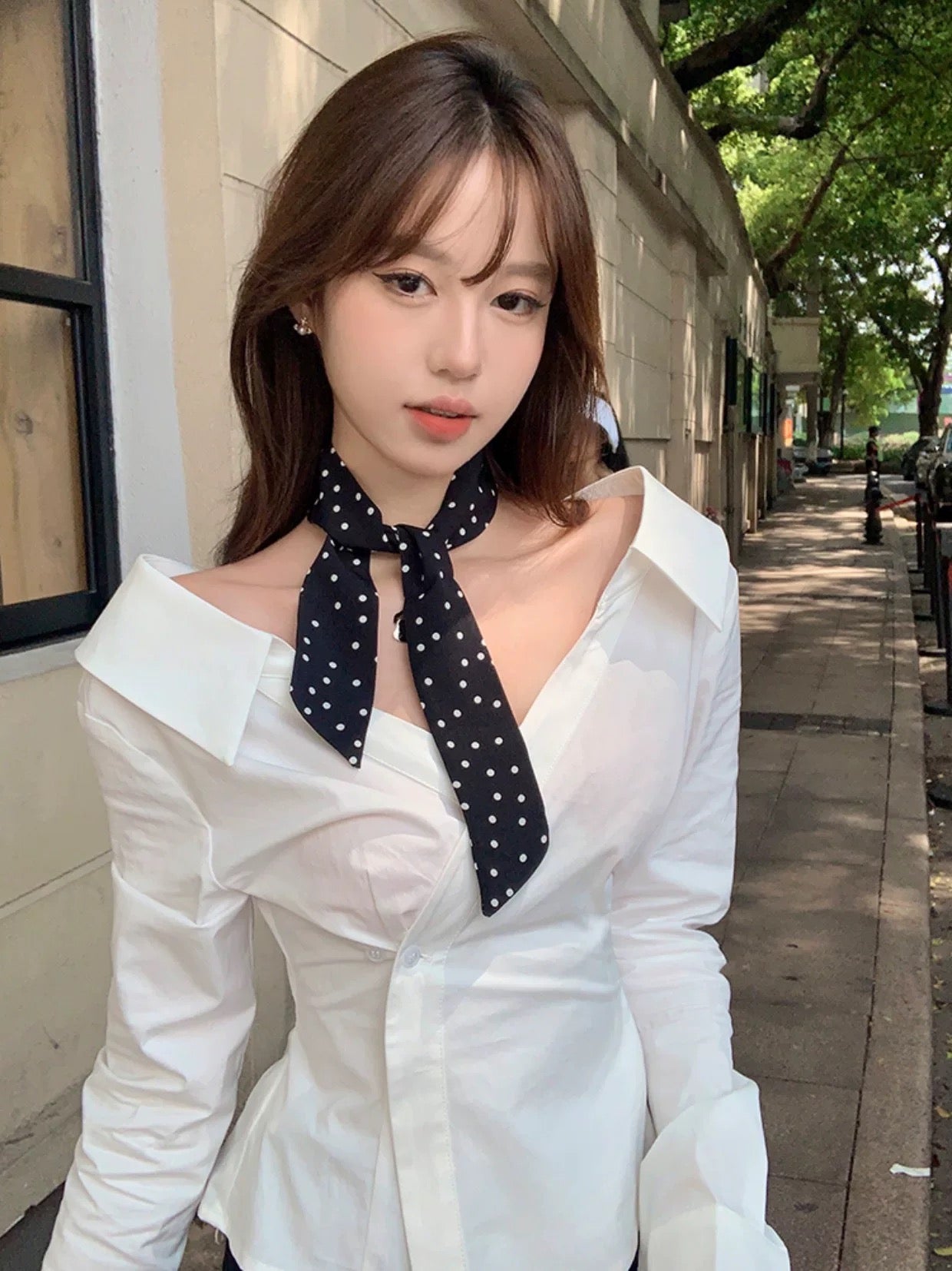 White Slim Fit Top (XS)