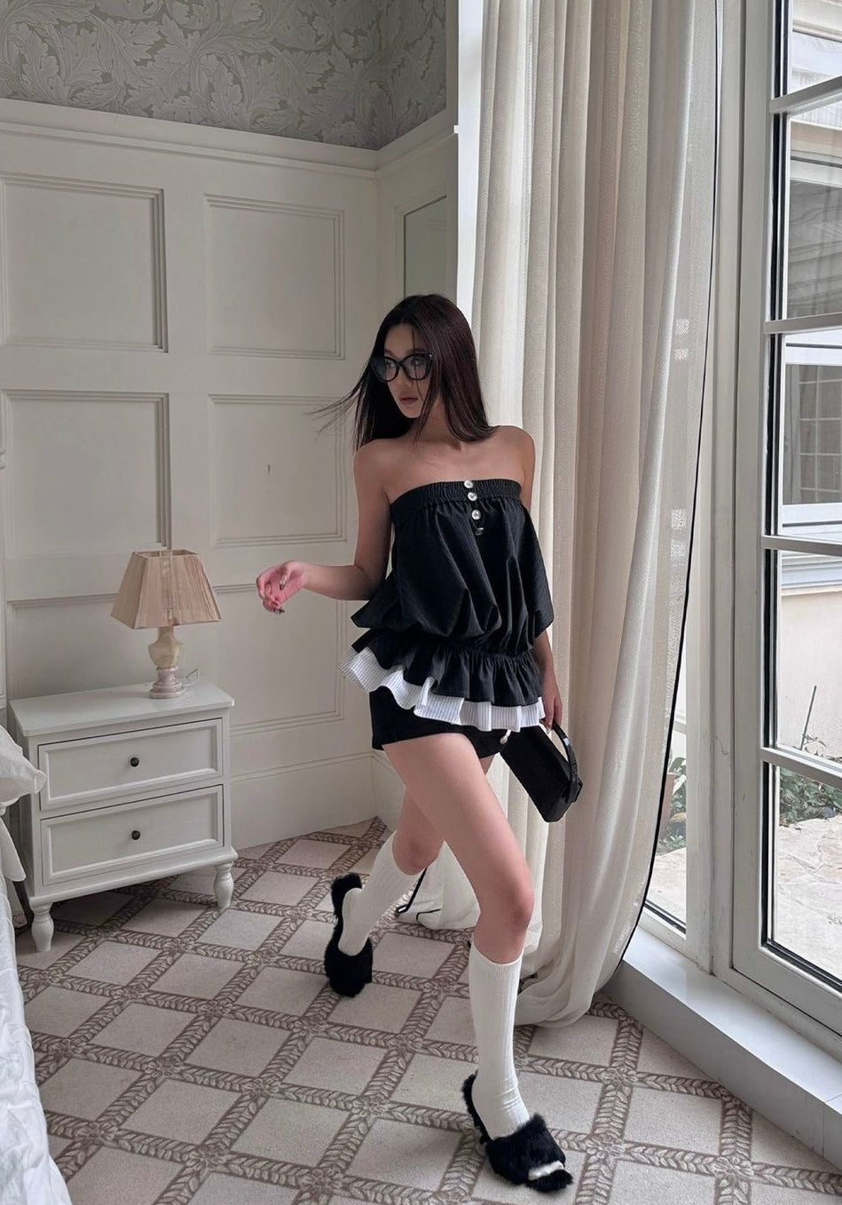 Black Tube Long Top