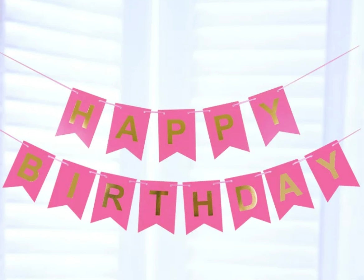 Happy Birthday Deco Word Card