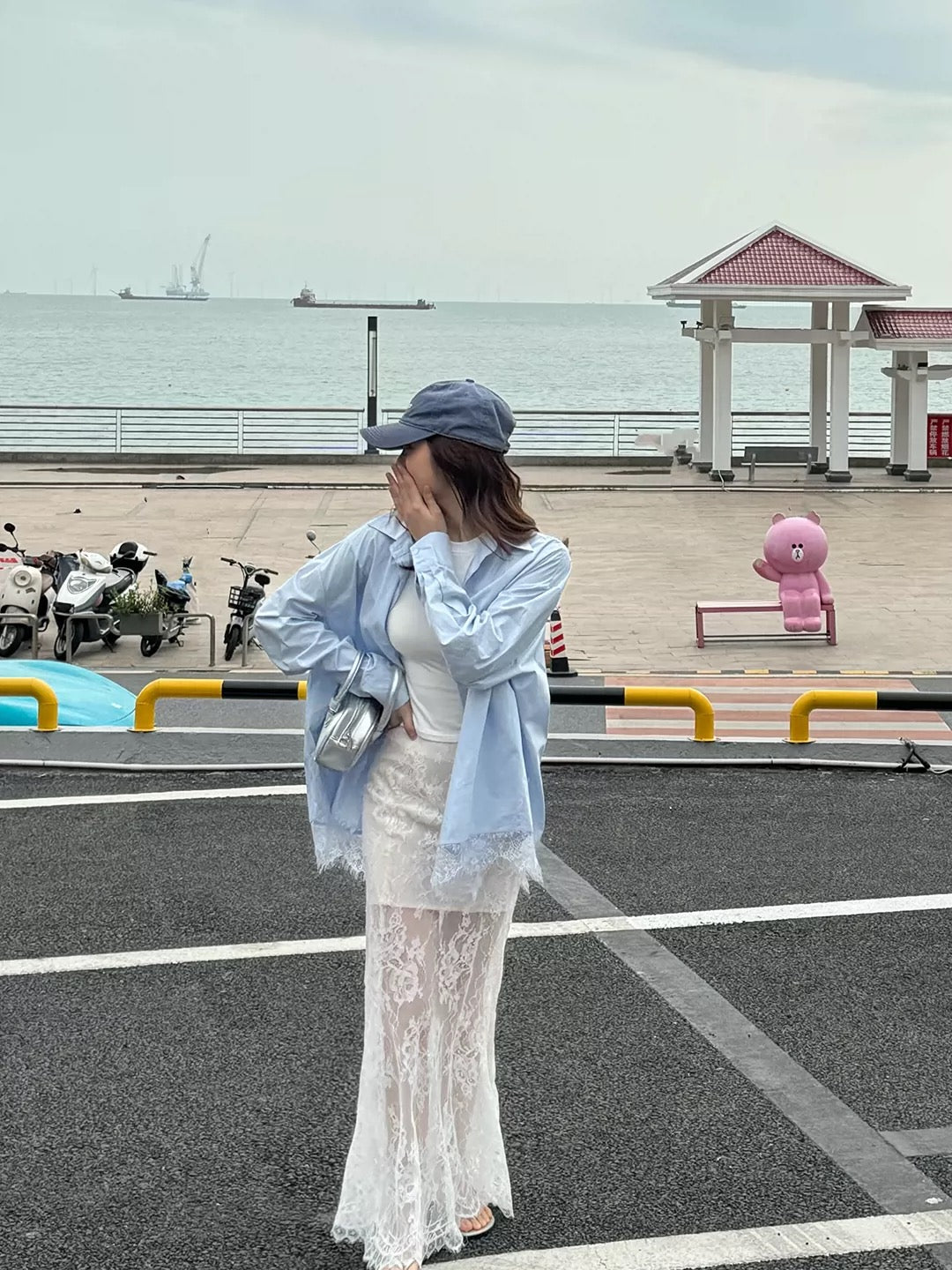 Soft Lace Long Skirt SK27 (M)