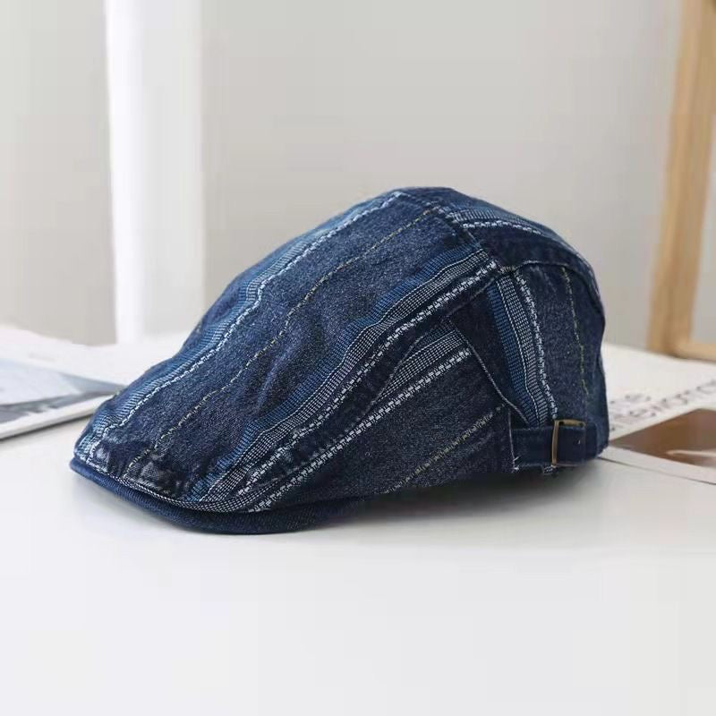 Denim Lining Drawing Hat