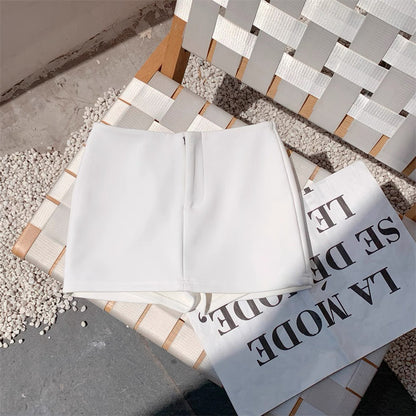White Mini Skirt SK23