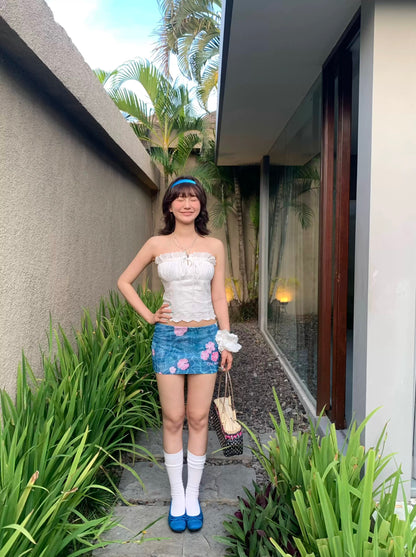 White Tube Top T007
