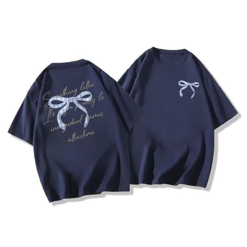 Blue Ribbon Navy Tee Shirt Top
