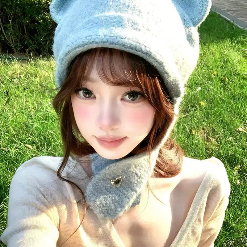 Knitted Teddy Hat