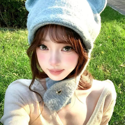 Knitted Teddy Hat