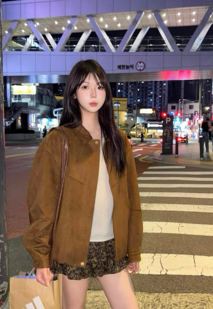 Caramel Brown Autumn Jacket