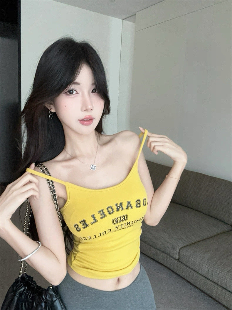 Font 1989 Strap Top (Yellow)