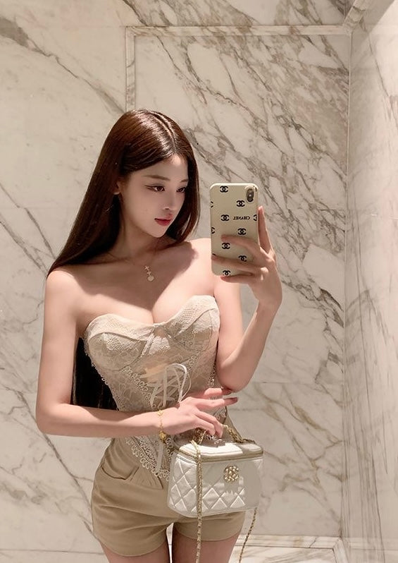 Lace Tube Top T003