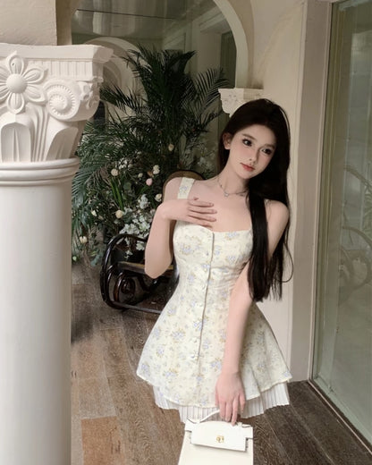 Mini Flo Pleated Dress (S)