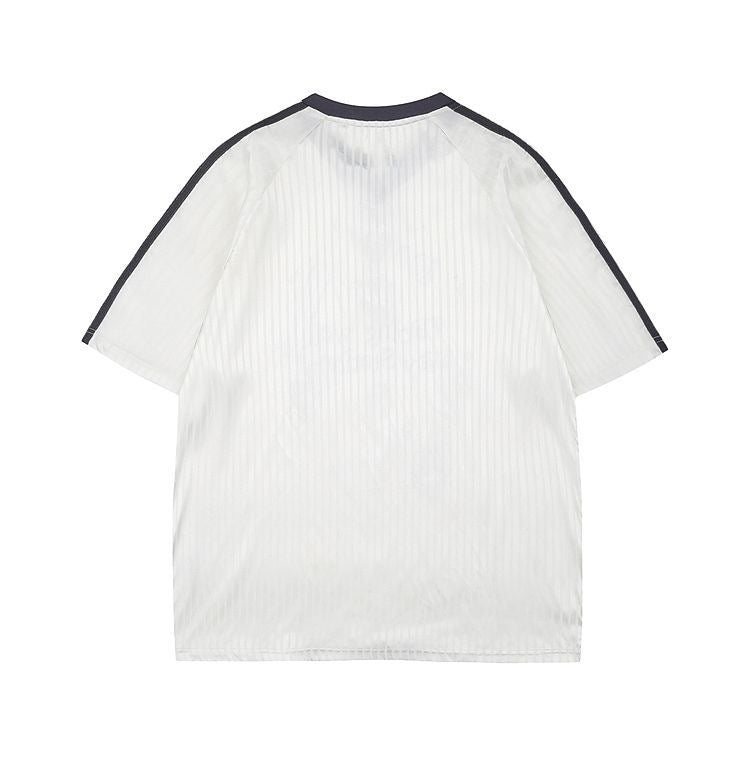 Oversize Well Stripe Ball Top