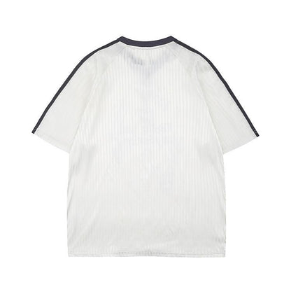 Oversize Well Stripe Ball Top