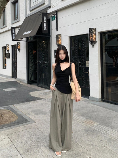 Collar Strap Black Top