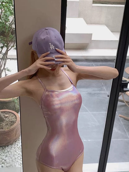 Shine Pink BK35 Swimsuits (S, M)