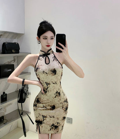 Flo CD043 Cheongsam Dress (S)