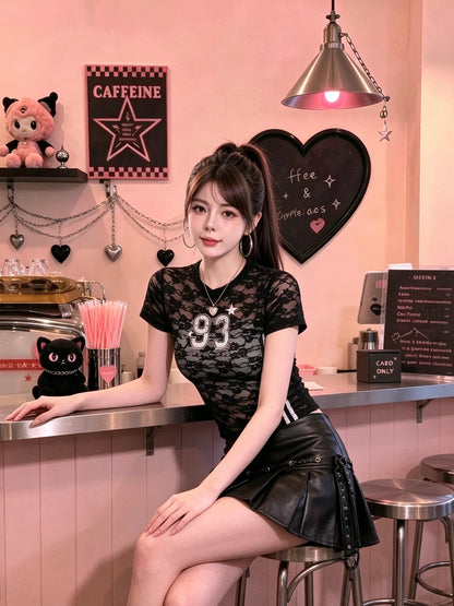 No93 Lacey Ball Top