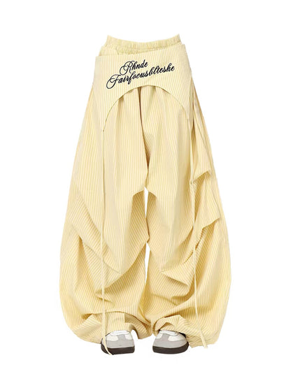 Yellow Stripe Long Pants