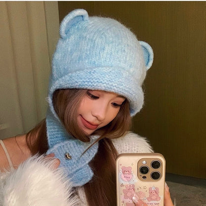 Knitted Teddy Hat
