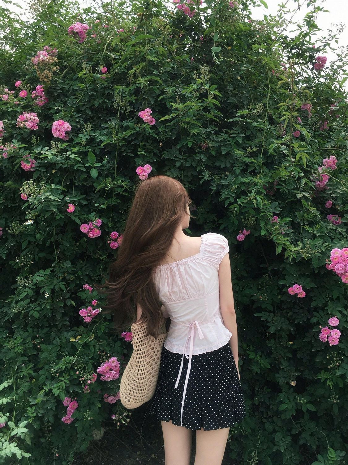 Puff Sleeve Pink Top